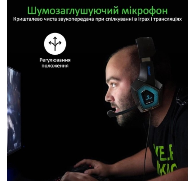 Vertux Навушники Vertux Denali 7.1 Mini Jack 3.5мм Blue (denali.blue)
