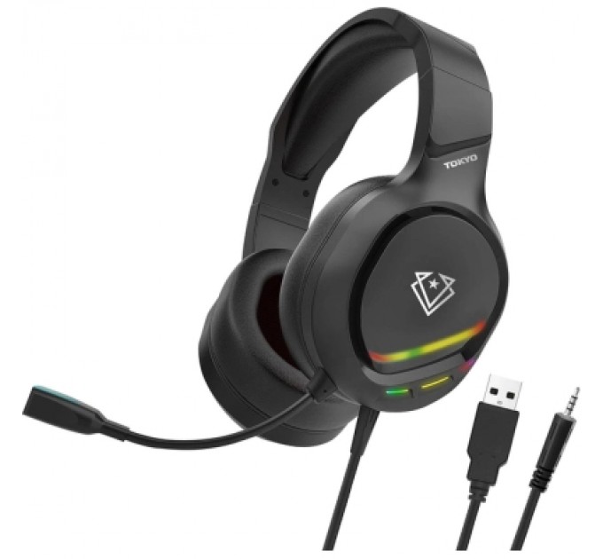 Vertux Навушники Vertux Tokyo 7.1 Mini Jack 3.5мм Black (tokyo.black)