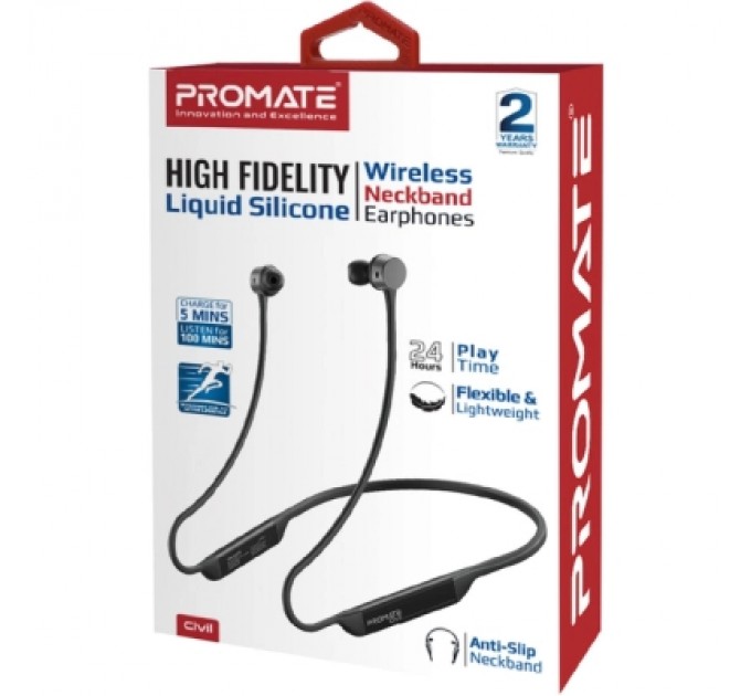 Promate Навушники Promate Civil Black (civil.black)