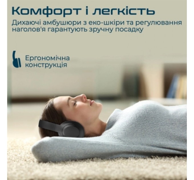 Promate Навушники Promate Concord ANC Black (concord.black)