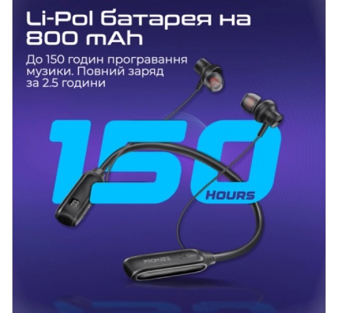 Promate Навушники Promate Leap Black (leap.black)