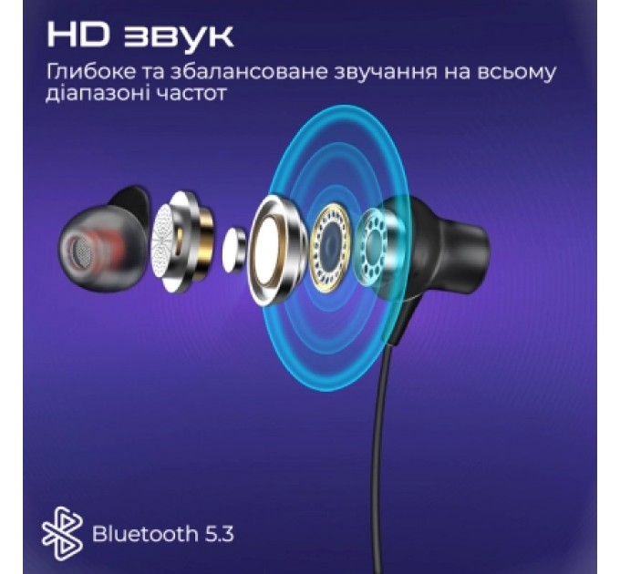 Promate Навушники Promate Leap Black (leap.black)