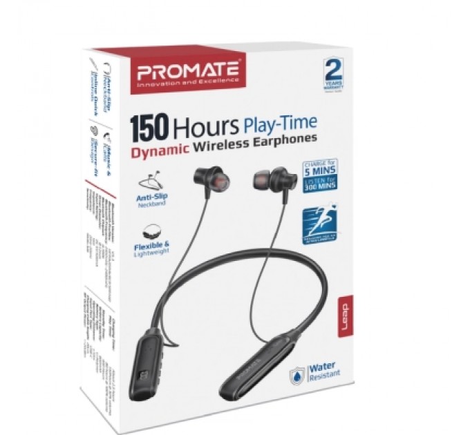 Promate Навушники Promate Leap Black (leap.black)