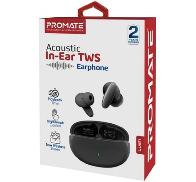 Promate Навушники Promate Lush Black (lush.black)