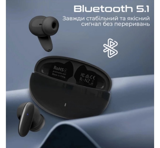 Promate Навушники Promate Lush Black (lush.black)