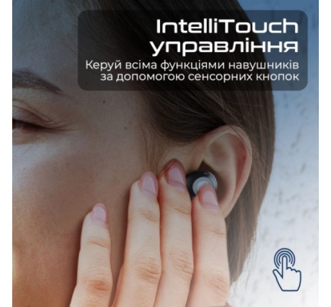 Promate Навушники Promate ProPods Black (propods.black)