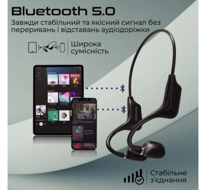 Promate Навушники Promate Ripple Black (ripple.black)