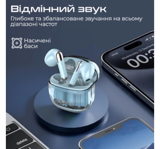 Promate Навушники Promate TransPods Blue (transpods.blue)