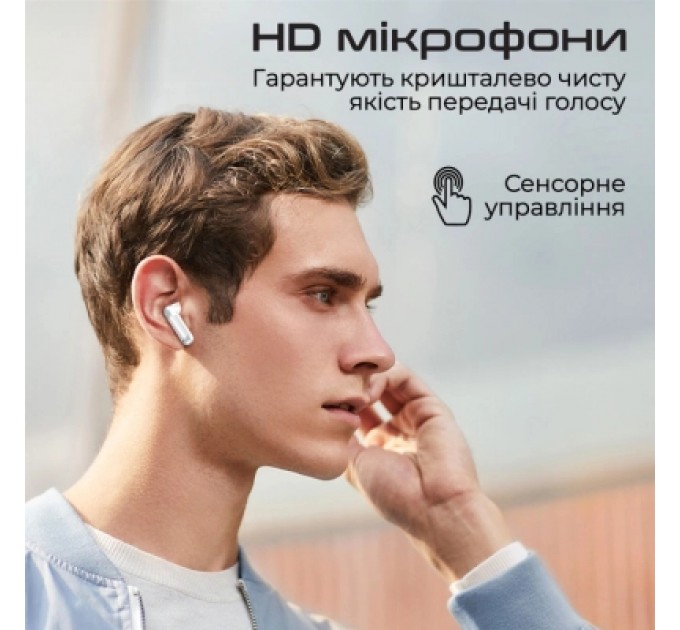 Promate Навушники Promate TransPods White (transpods.white)