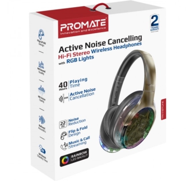 Promate Навушники Promate TransTune Gun Metal (transtune.gunmetal)