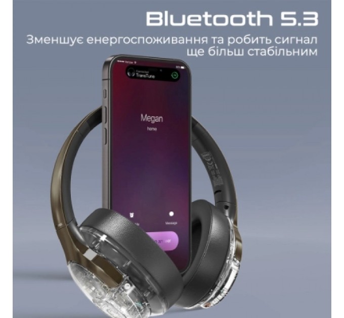 Promate Навушники Promate TransTune Gun Metal (transtune.gunmetal)