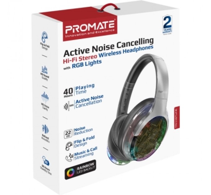 Promate Навушники Promate TransTune Silver (transtune.silver)