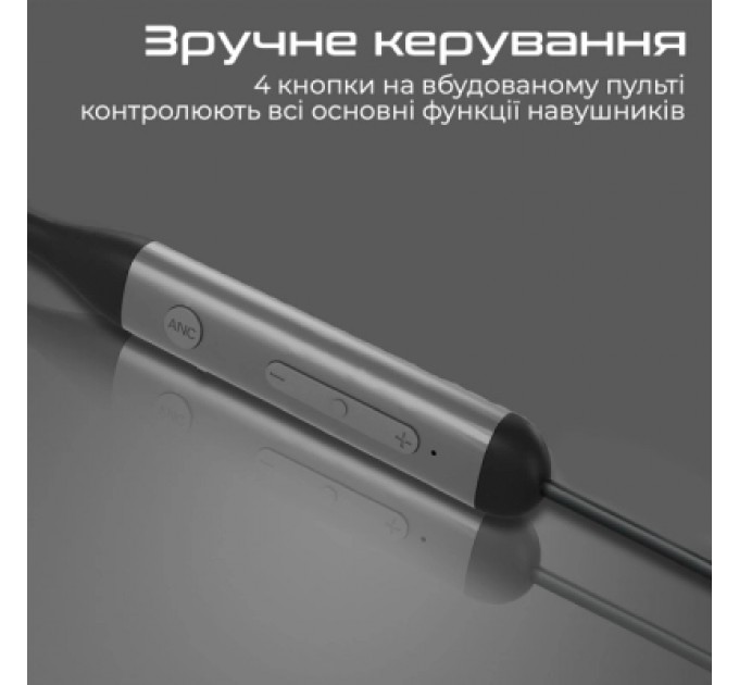 Promate Навушники Promate ANC Velcon Black (velcon.black)