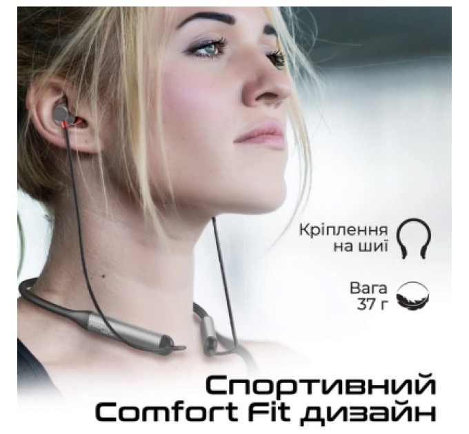 Promate Навушники Promate ANC Velcon Black (velcon.black)