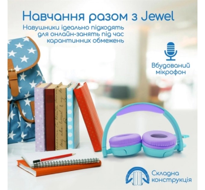 Promate Навушники Promate Jewel Aqua (jewel.aqua)