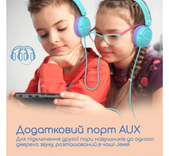 Promate Навушники Promate Jewel Aqua (jewel.aqua)