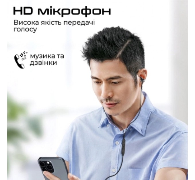 Promate Навушники Promate Silken-C Black (silken-c.black)