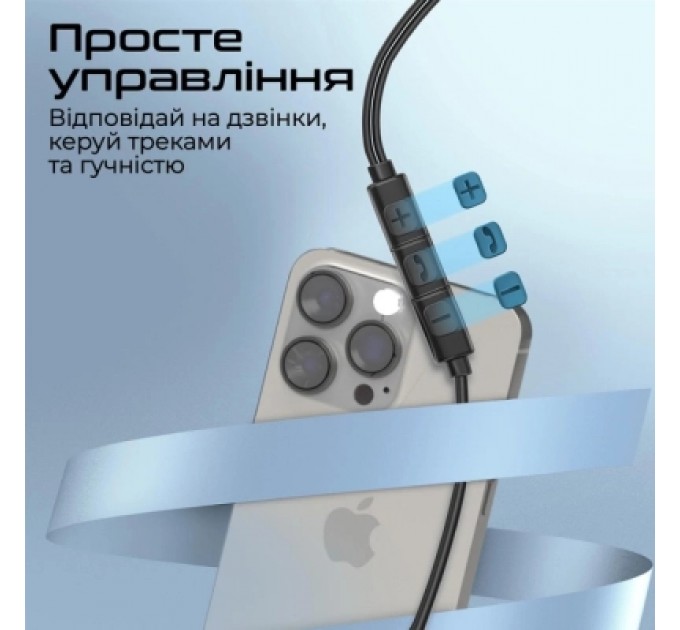 Promate Навушники Promate Silken-C Black (silken-c.black)