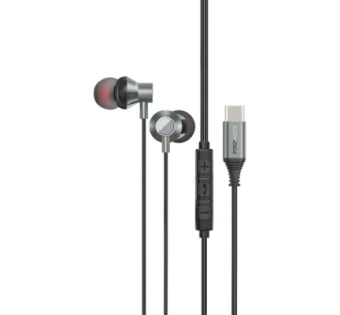 Promate Навушники Promate Silken-C Grey (silken-c.grey)