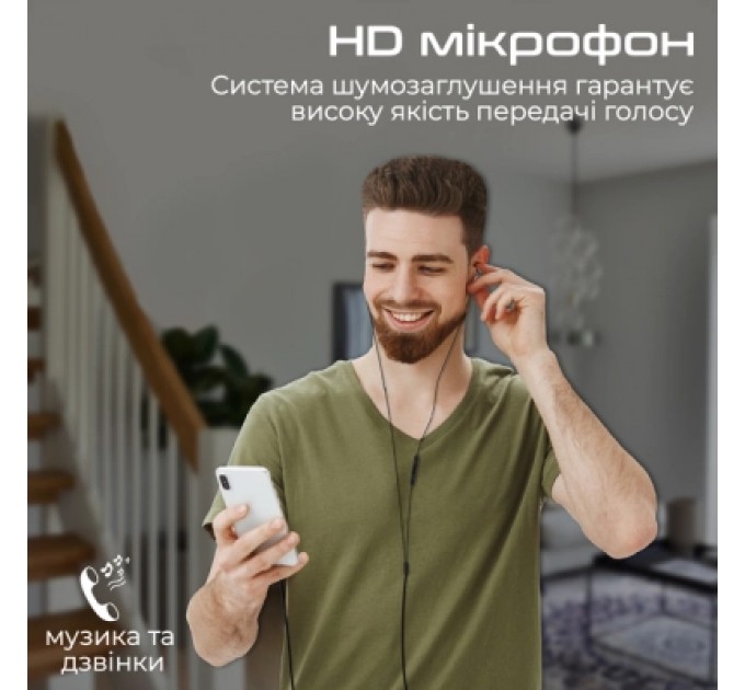 Promate Навушники Promate Vibe-LT Black (vibe-lt.black)