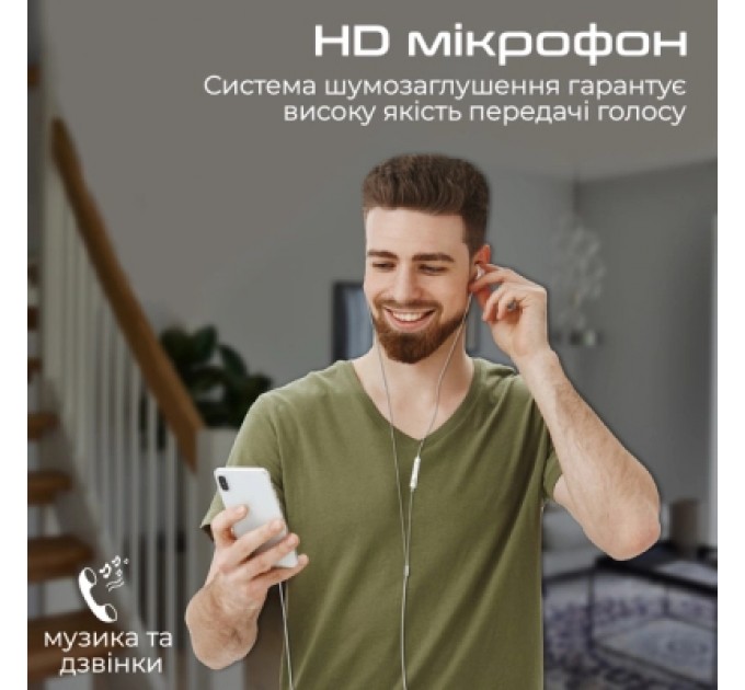 Promate Навушники Promate Vibe-LT White (vibe-lt.white)