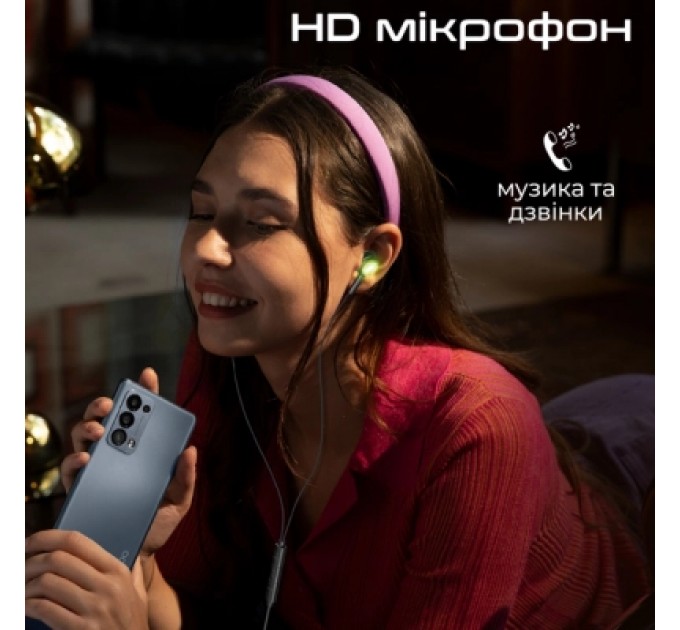 Promate Навушники Promate LumiBuds-C Black (lumibuds-c.black)