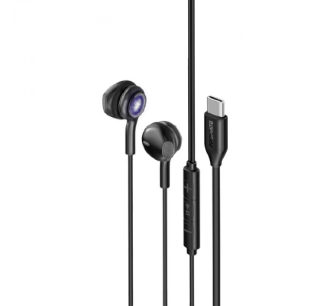 Promate Навушники Promate LumiBuds-C Black (lumibuds-c.black)