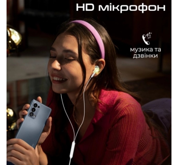 Promate Навушники Promate LumiBuds-C Silver (lumibuds-c.silver)