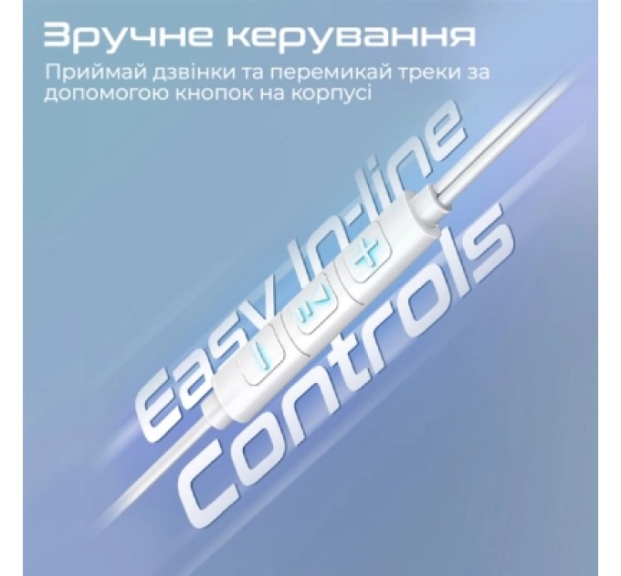 Promate Навушники Promate LumiBuds-C Silver (lumibuds-c.silver)