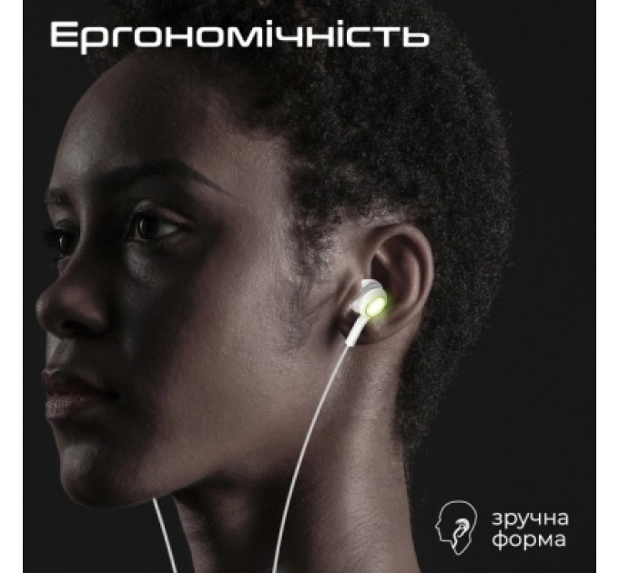 Promate Навушники Promate LumiBuds-C Silver (lumibuds-c.silver)