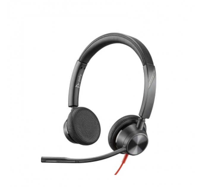 Poly Навушники Poly Poly Blackwire 3325-M USB-A/USB-C Black (8X222AA)