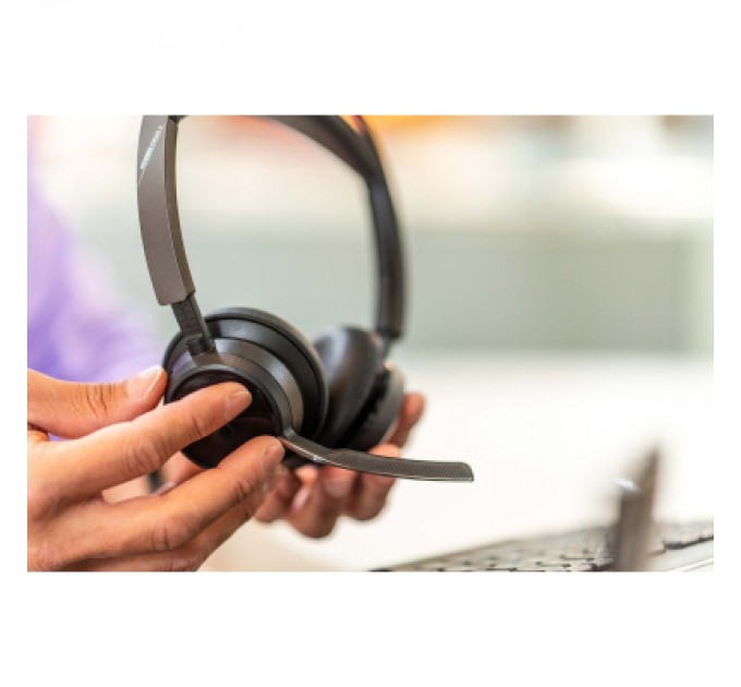 Poly Навушники Poly Voyager Focus 2 USB-A Bluetooth Black (76U46AA)