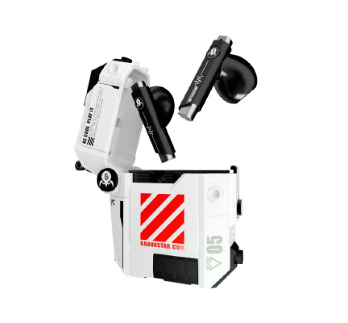 GravaStar Навушники GravaStar Sirius P5 TWS BT 5.2 IPX4 Defense Mecha (GRAVASTARP5_MECHA_WHT_V2)