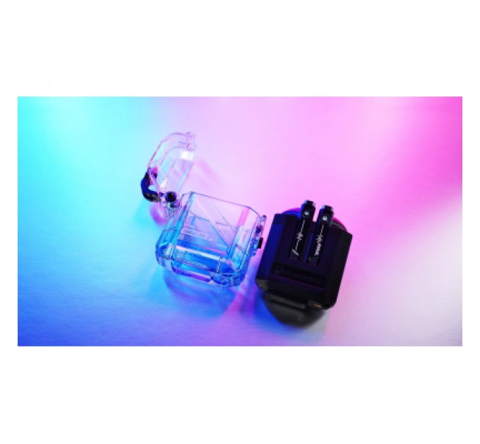 GravaStar Навушники GravaStar Sirius P5 TWS BT 5.2 IPX4 Transparent Blue (GRAVASTARP5_XTAL_BLU_V2)