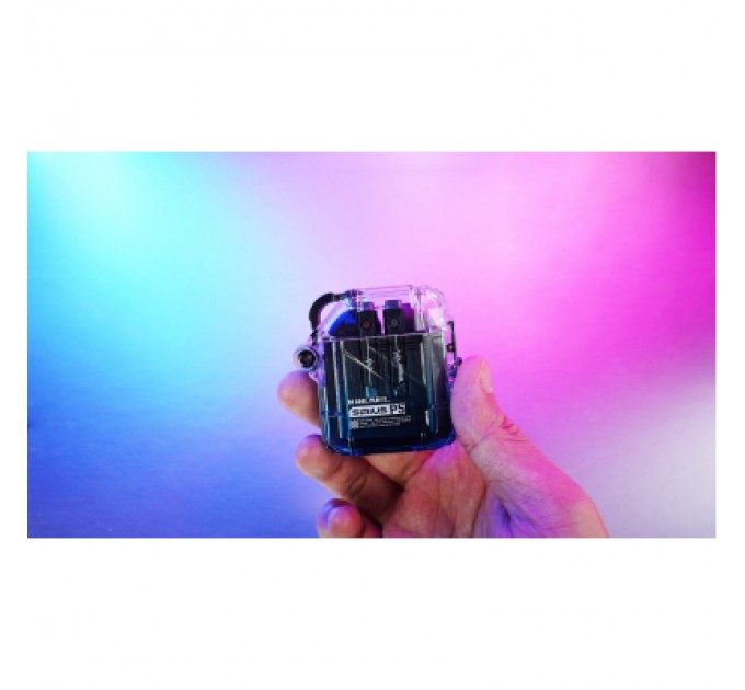 GravaStar Навушники GravaStar Sirius P5 TWS BT 5.2 IPX4 Transparent Blue (GRAVASTARP5_XTAL_BLU_V2)