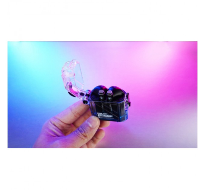 GravaStar Навушники GravaStar Sirius P5 TWS BT 5.2 IPX4 Transparent Blue (GRAVASTARP5_XTAL_BLU_V2)