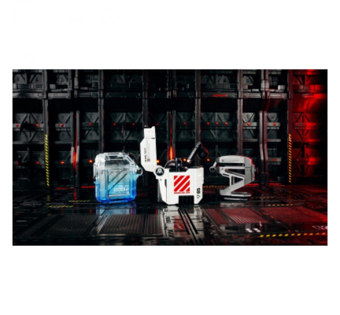 GravaStar Навушники GravaStar Sirius P5 TWS BT 5.2 IPX4 Transparent Blue (GRAVASTARP5_XTAL_BLU_V2)