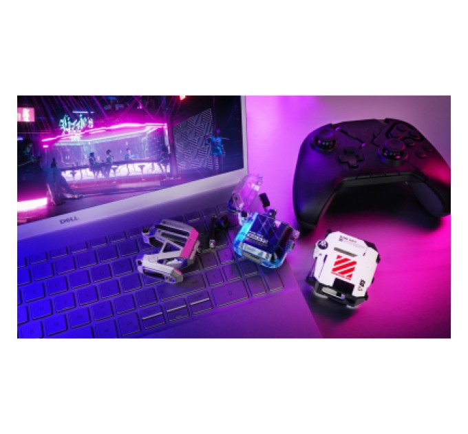 GravaStar Навушники GravaStar Sirius P5 TWS BT 5.2 IPX4 Transparent Blue (GRAVASTARP5_XTAL_BLU_V2)