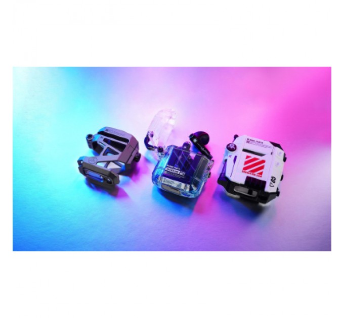 GravaStar Навушники GravaStar Sirius P5 TWS BT 5.2 IPX4 Transparent Blue (GRAVASTARP5_XTAL_BLU_V2)