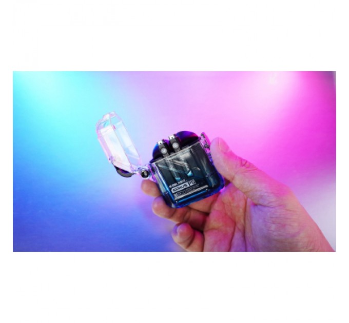 GravaStar Навушники GravaStar Sirius P5 TWS BT 5.2 IPX4 Transparent Blue (GRAVASTARP5_XTAL_BLU_V2)