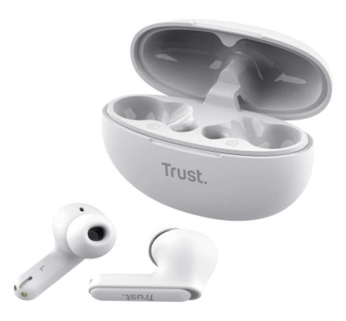 Trust Навушники Trust Yavi Earbuds White (25172)
