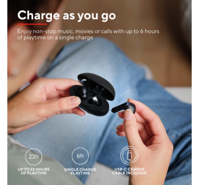 Trust Навушники Trust Yavi Earphones Black (25298)