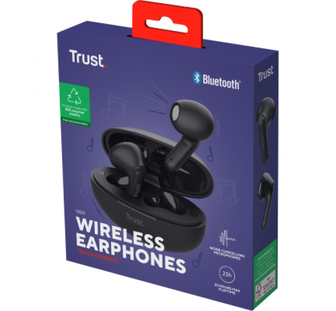 Trust Навушники Trust Yavi Earphones Black (25298)