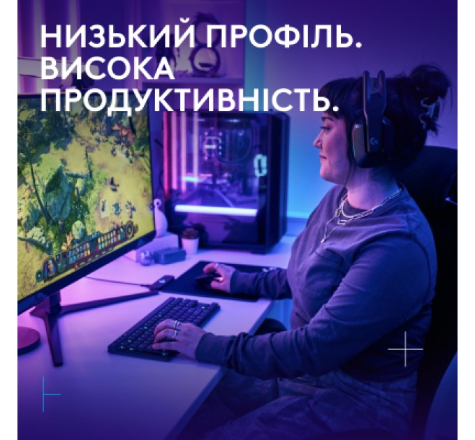 Logitech Клавіатура Logitech G515 TKL Lightspeed Tactile Bluetooth UA Black (920-012538)