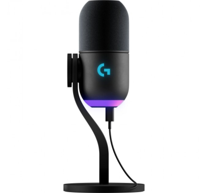 Logitech Мікрофон Logitech Yeti GX Dynamic RGB Gaming Mic with Lightsync Black (988-000569)