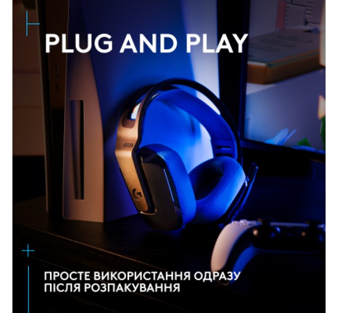 Logitech Навушники Logitech G535 Lightspeed Console Wireless Black (939-002219)