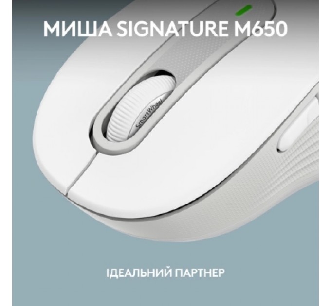 Logitech Клавіатура Logitech K950 Bluetooth/Wireless UA Off-White (920-012466)