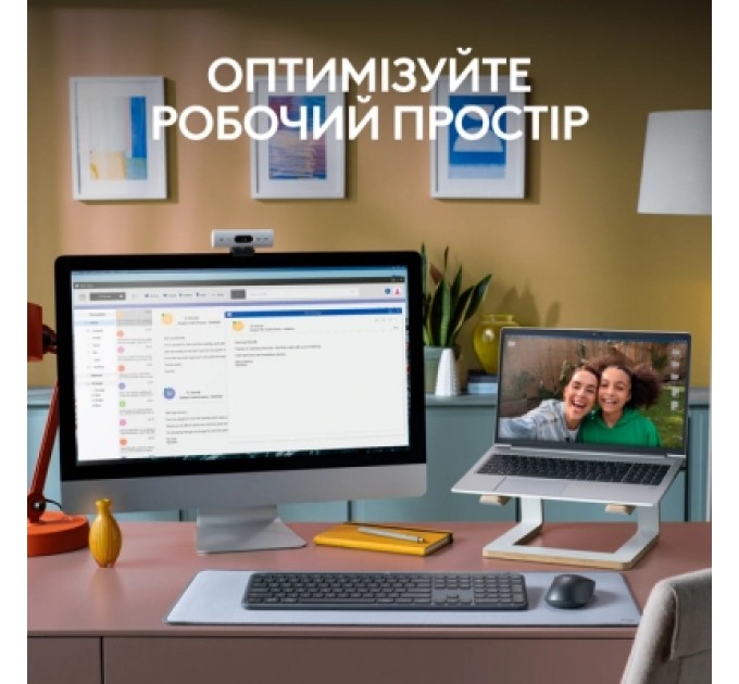 Logitech Клавіатура Logitech K950 Bluetooth/Wireless UA Off-White (920-012466)