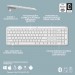 Logitech Клавіатура Logitech K950 Bluetooth/Wireless UA Off-White (920-012466)