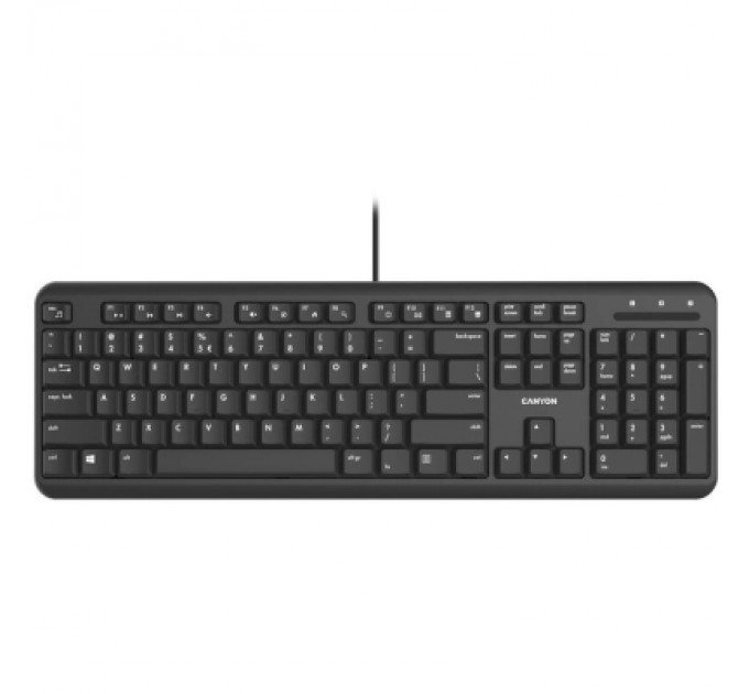 Canyon Клавіатура Canyon HKB-20 Velvet USB UA Black (CNS-HKB02)
